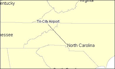 closest airport to tri cities tn